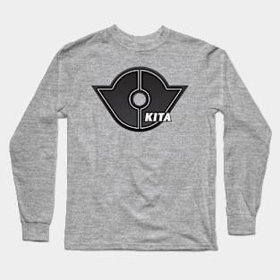 Kita Ward of Tokyo Japanese Symbol Long Sleeve T-Shirt